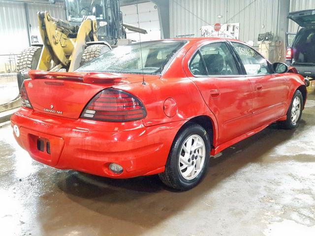 1G2NF52E03C268810 - 2003 PONTIAC GRAND AM S RED photo 4