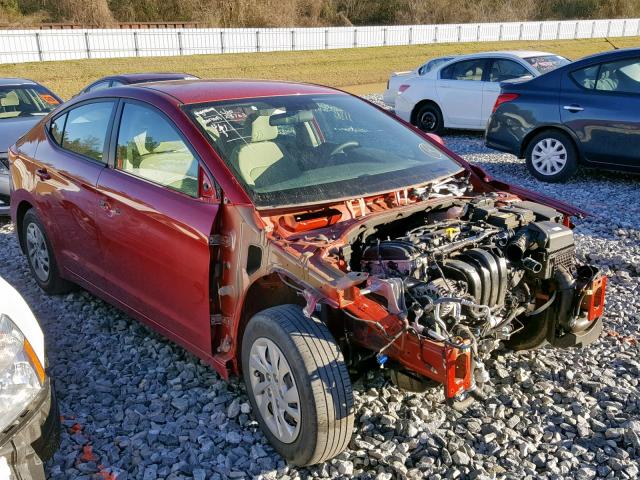 5NPD74LF2HH039112 - 2017 HYUNDAI ELANTRA SE RED photo 1