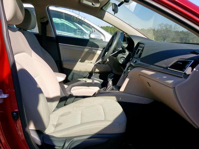 5NPD74LF2HH039112 - 2017 HYUNDAI ELANTRA SE RED photo 5