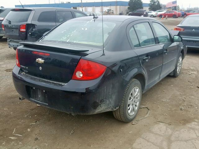 1G1AD5F5XA7123203 - 2010 CHEVROLET COBALT 1LT BLACK photo 4