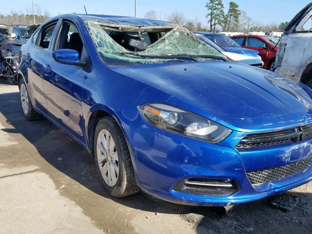 1C3CDFBB3ED822198 - 2014 DODGE DART SXT BLUE photo 1