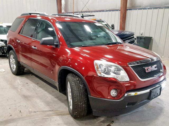 1GKER13D49J199095 - 2009 GMC ACADIA SLE RED photo 1