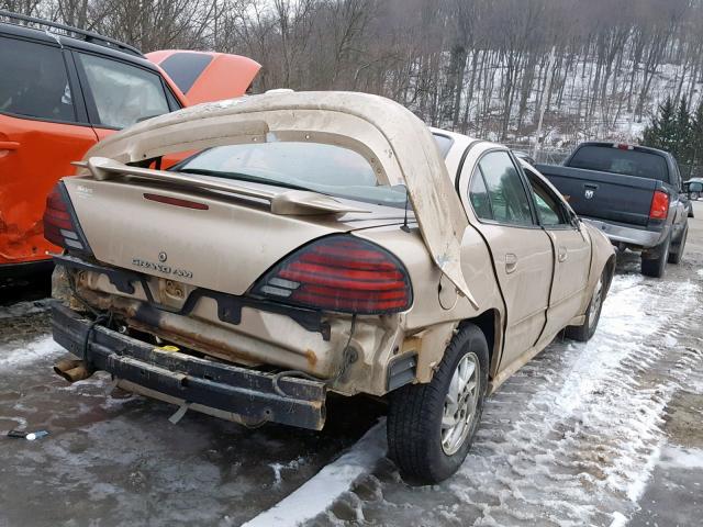 1G2NF52E14M645513 - 2004 PONTIAC GRAND AM S GOLD photo 4