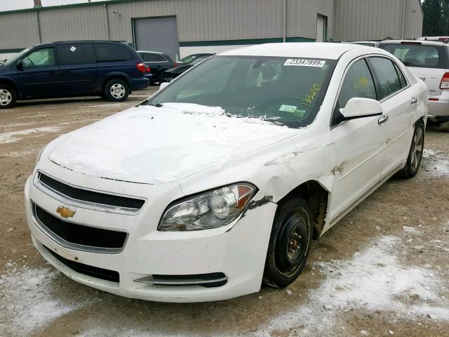 1G1ZC5E04CF169095 - 2012 CHEVROLET MALIBU 1LT თეთრი ფოტო 2