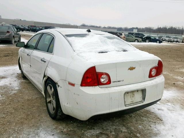 1G1ZC5E04CF169095 - 2012 CHEVROLET MALIBU 1LT თეთრი ფოტო 3