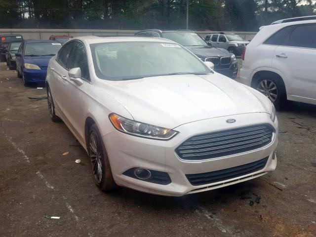 3FA6P0HD8FR189492 - 2015 FORD FUSION SE WHITE photo 1