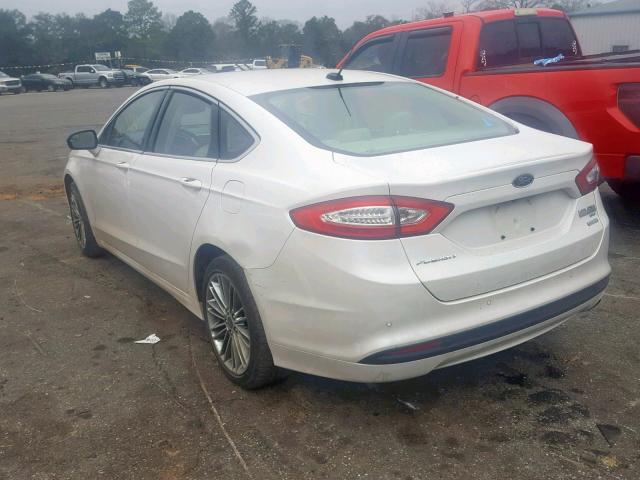 3FA6P0HD8FR189492 - 2015 FORD FUSION SE WHITE photo 3