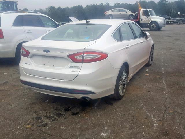 3FA6P0HD8FR189492 - 2015 FORD FUSION SE WHITE photo 4