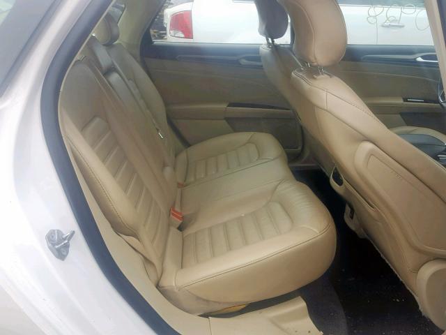 3FA6P0HD8FR189492 - 2015 FORD FUSION SE WHITE photo 6
