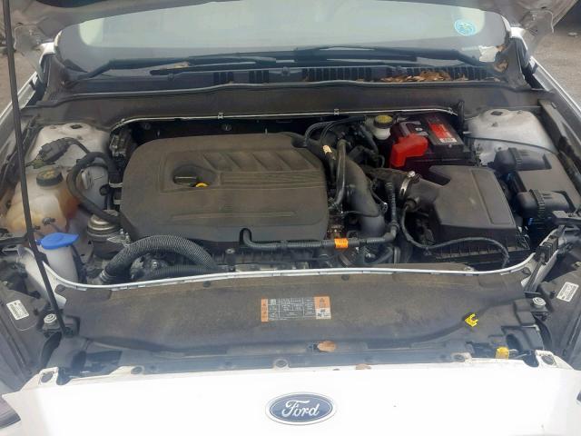 3FA6P0HD8FR189492 - 2015 FORD FUSION SE WHITE photo 7