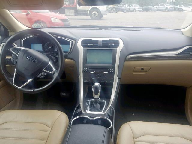 3FA6P0HD8FR189492 - 2015 FORD FUSION SE WHITE photo 9