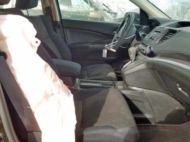 5J6RM4H38FL126433 - 2015 HONDA CR-V LX ყავისფერი ფოტო 5