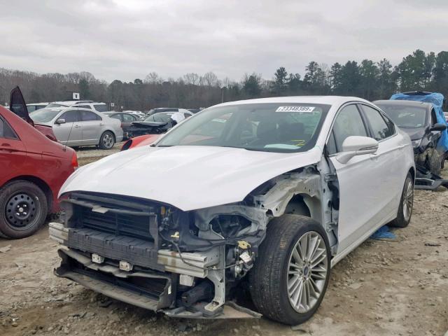 3FA6P0H91FR138041 - 2015 FORD FUSION SE WHITE photo 2