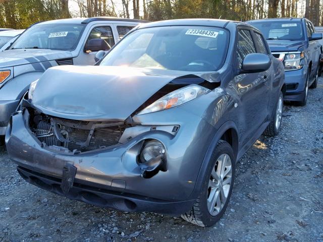 JN8AF5MR7CT108857 - 2012 NISSAN JUKE S GRAY photo 2