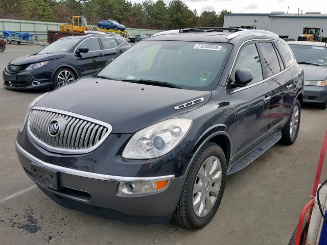 5GAKVCED2BJ274466 - 2011 BUICK ENCLAVE CX BLACK photo 2