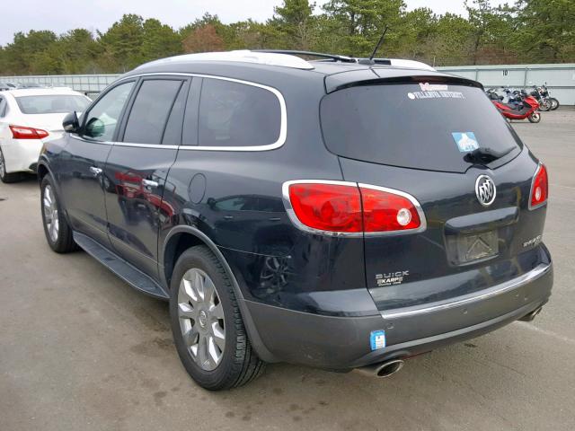 5GAKVCED2BJ274466 - 2011 BUICK ENCLAVE CX BLACK photo 3