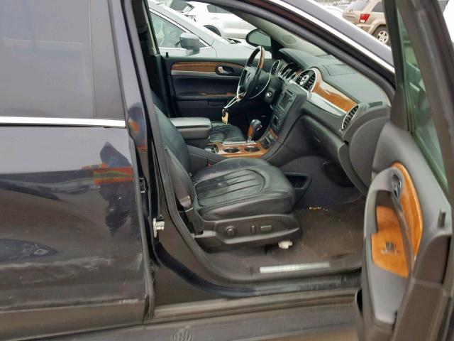 5GAKVCED2BJ274466 - 2011 BUICK ENCLAVE CX შავი ფოტო 5