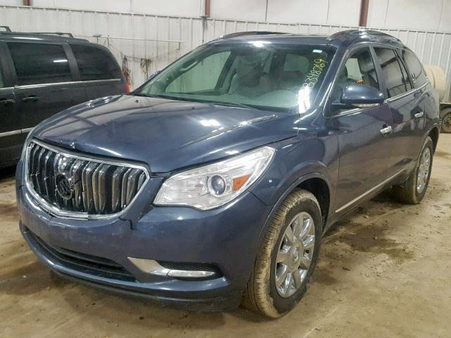 5GAKVDKD2DJ119008 - 2013 BUICK ENCLAVE BLUE photo 2