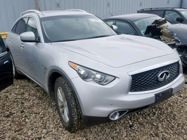 JN8CS1MWXHM416142 - 2017 INFINITI QX70 SILVER photo 1