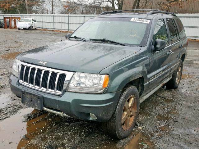 1J8GW68JX4C209448 - 2004 JEEP GRAND CHER GRAY photo 2