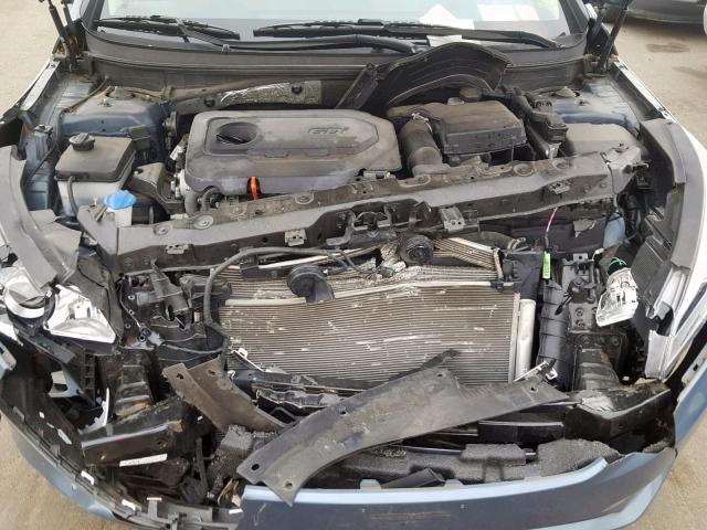 5NPE24AF1GH390839 - 2016 HYUNDAI SONATA SE BLUE photo 7