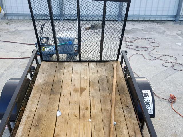 4YMBU0815JG039599 - 2018 UTILITY TRAILER BLACK photo 6