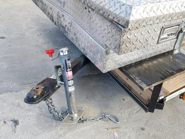 4YMBU0815JG039599 - 2018 UTILITY TRAILER BLACK photo 7