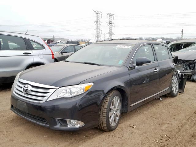 4T1BK3DBXBU406889 - 2011 TOYOTA AVALON BAS BLACK photo 2