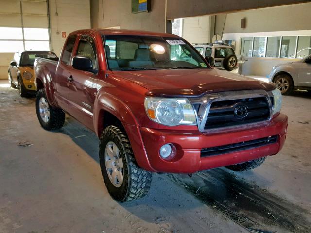 5TEUX42N16Z203274 - 2006 TOYOTA TACOMA ACC RED photo 1