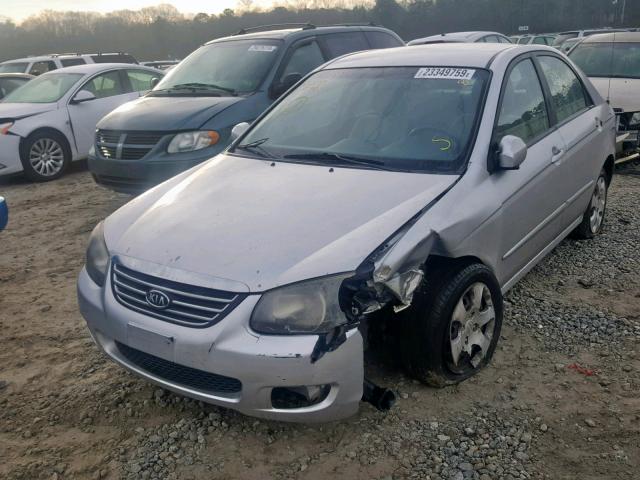 KNAFE221295627289 - 2009 KIA SPECTRA EX SILVER photo 2