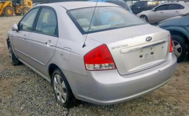 KNAFE221295627289 - 2009 KIA SPECTRA EX SILVER photo 3