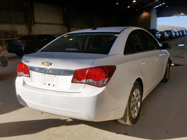 1G1PD5SH8C7169741 - 2012 CHEVROLET CRUZE LS WHITE photo 4