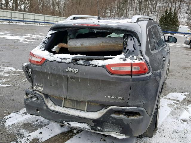 1C4PJMDB7JD533066 - 2018 JEEP CHEROKEE L GRAY photo 4