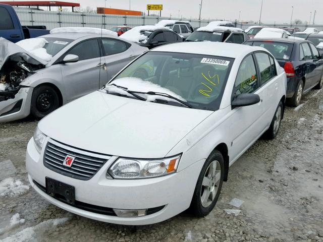 1G8AL55FX7Z177743 - 2007 SATURN ION LEVEL WHITE photo 2