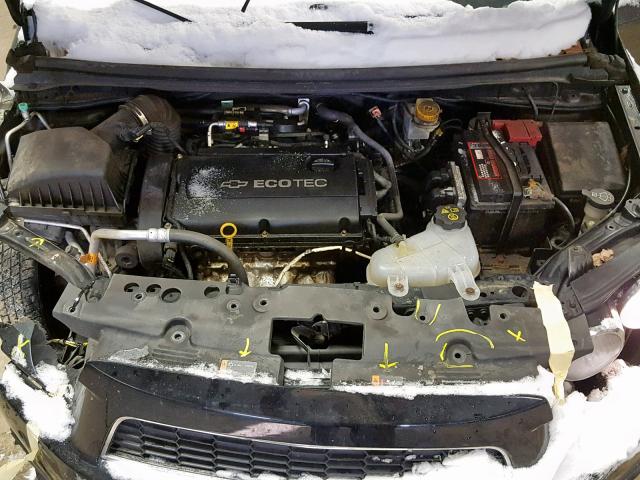 1G1JA5SHXC4144422 - 2012 CHEVROLET SONIC LS 黑色 照片 7