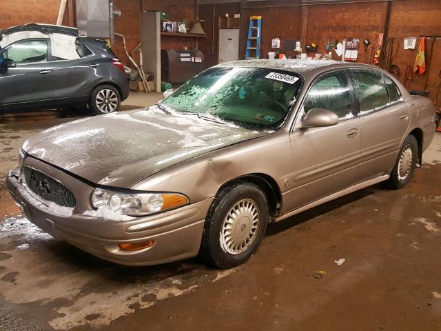 1G4HP54KX14211736 - 2001 BUICK LESABRE CU TAN photo 2