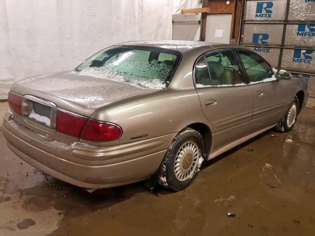 1G4HP54KX14211736 - 2001 BUICK LESABRE CU TAN photo 4