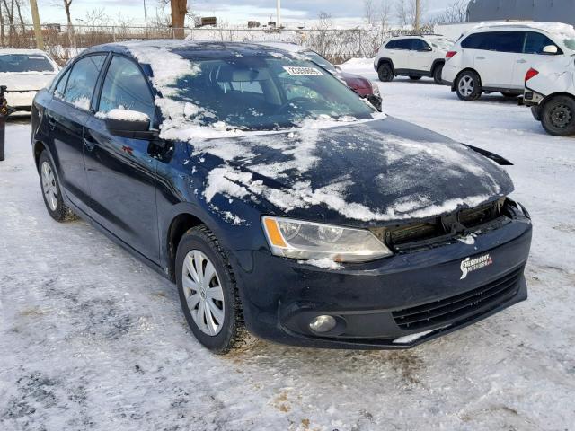 3VW1K7AJ8CM356600 - 2012 VOLKSWAGEN JETTA BASE BLACK photo 1