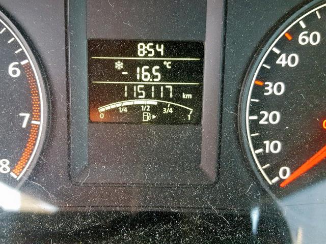 3VW1K7AJ8CM356600 - 2012 VOLKSWAGEN JETTA BASE BLACK photo 8