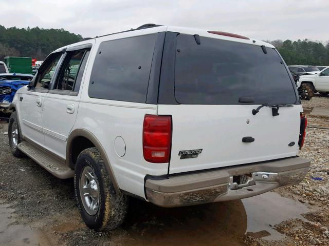 1FMRU17L1YLB80127 - 2000 FORD EXPEDITION WHITE photo 3