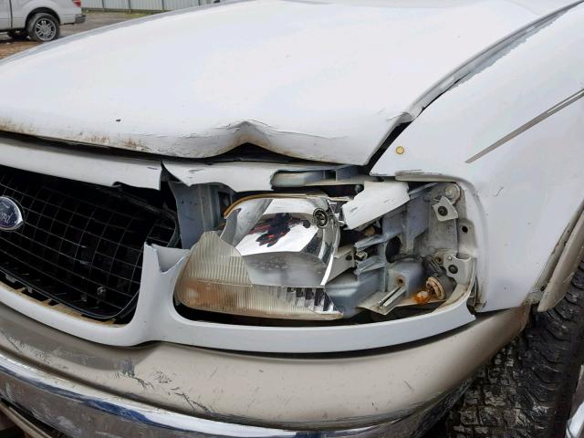 1FMRU17L1YLB80127 - 2000 FORD EXPEDITION WHITE photo 9