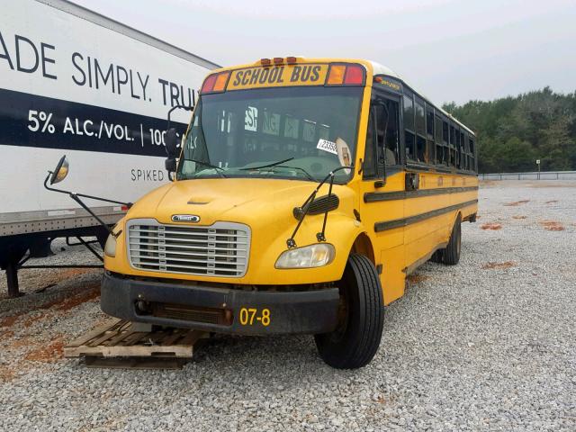 4UZABRCS67CW15298 - 2007 FREIGHTLINER CHASSIS B2 YELLOW photo 2