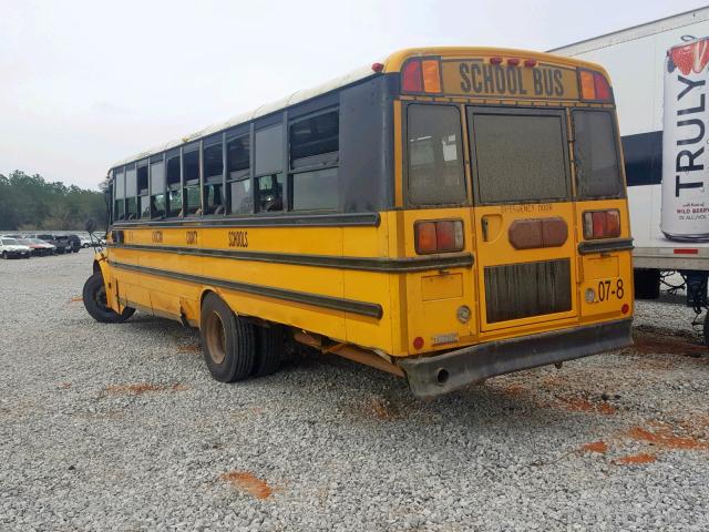 4UZABRCS67CW15298 - 2007 FREIGHTLINER CHASSIS B2 YELLOW photo 3