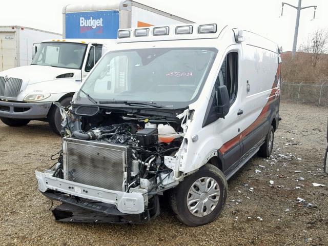 1FDYR2CG9HKA35256 - 2017 FORD TRANSIT T- WHITE photo 2