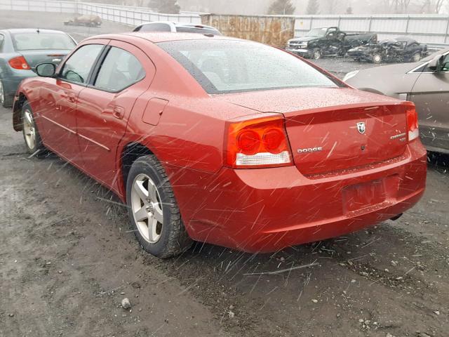 2B3CA3CV6AH108706 - 2010 DODGE CHARGER SX RED photo 3