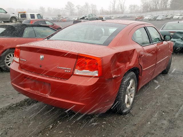 2B3CA3CV6AH108706 - 2010 DODGE CHARGER SX RED photo 4