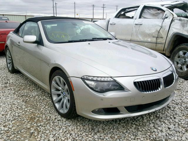 WBAEB53539C224425 - 2009 BMW 650 I SILVER photo 1