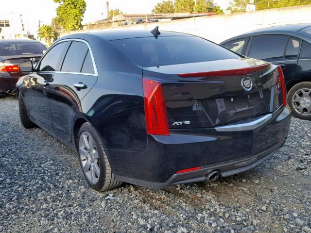 1G6AA5RA5D0143125 - 2013 CADILLAC ATS BLACK photo 3