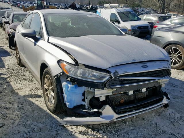 3FA6P0G7XGR273519 - 2016 FORD FUSION S SILVER photo 1