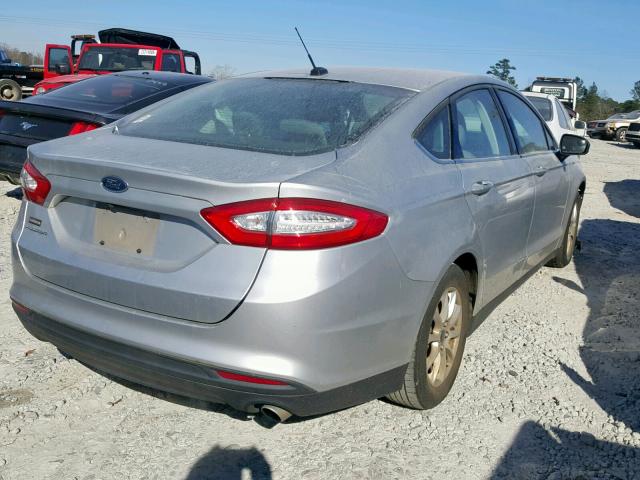 3FA6P0G7XGR273519 - 2016 FORD FUSION S SILVER photo 4